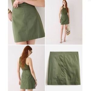 Olive Green Khaki J. Crew Skirt